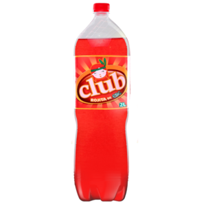 Bebidas con gas rojita grande